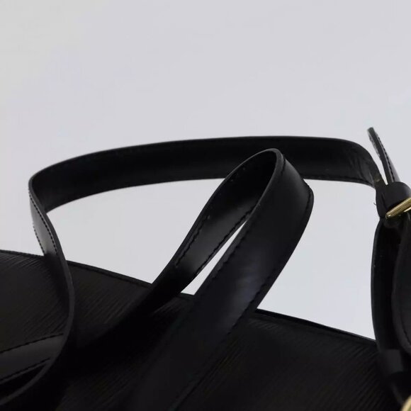 LOUIS VUITTON Epi Coblanc Shoulder Bag Black LV Auth - Picture 11 of 16